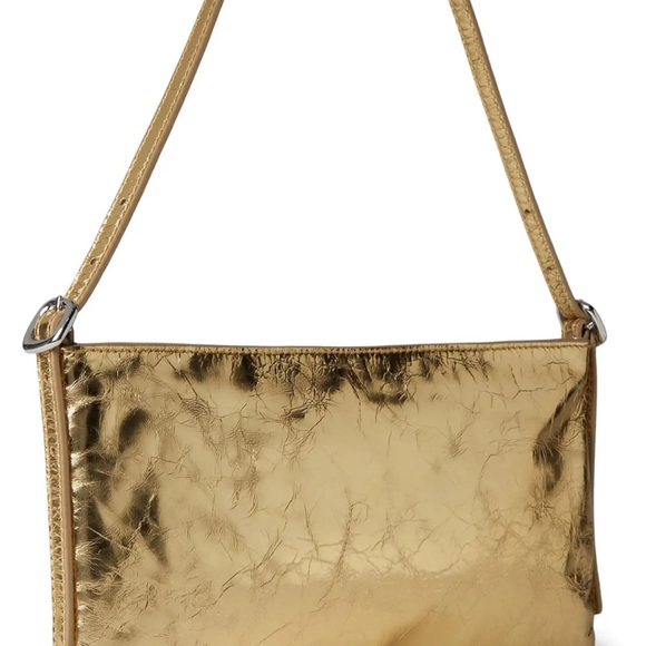 Madewell Slouch Mini Shoulder Metallic Gold cute 🥰 - Picture 8 of 12